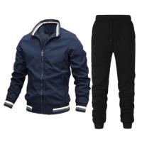 2025 conjunto de chaqueta de dos piezas de primavera chaqueta casual chaqueta bomber conjunto de chaqueta de alta calidad correr deportes - details 2