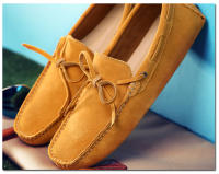 Zapatos planos de cuero de ante de vaca para hombre, mocasines informales de alta calidad, para conducir, novedad - details 16