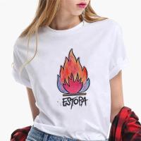 Camiseta de Estopa para mujer, top de manga, ropa harajuku japonesa para mujer - details 8