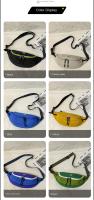 Bolso de pecho deportivo de gran capacidad para hombre, bandolera de nailon con contraste de Color, bolso de dumplings, impermeable, de estilo coreano, para exteriores - details 4