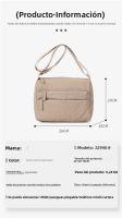 Nuevo bolso bandolera pequeño para mujer, nueva versión coreana, tela Oxford, bolso de lona informal, versátil, para viajes, deportes, bolso de hombro de gran capacidad. - details 2