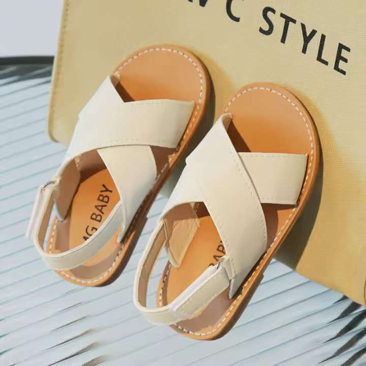 ys sandalias de verano para niñas, zapatos de playa de moda, antideslizantes, suaves y simples, - 1