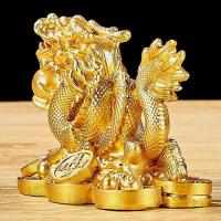 Estatua de Feng Shui para atraer riqueza, figuritas chinas de buena suerte, adorno de estatuilla de dragón, decoración de escritorio, 2024 - details 10