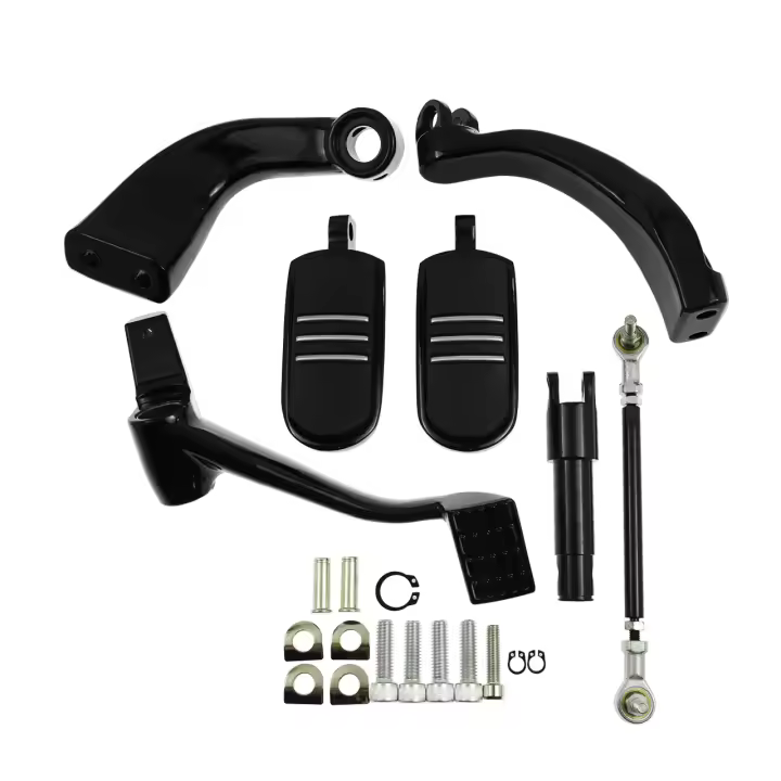 Kit de Control medio para motocicleta, reposapiés para Harley Sportster Iron 883, XL883N, XL883, XL1200, 14-19 - 1