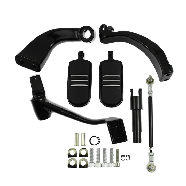 Kit de Control medio para motocicleta, reposapiés para Harley Sportster Iron 883, XL883N, XL883, XL1200, 14-19 - 1