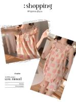 Ropa de dormir acolchada para mujer, camisola, pantalones cortos, conjunto de verano, ropa de dormitorio Floral de alto valor para chica dulce - details 9