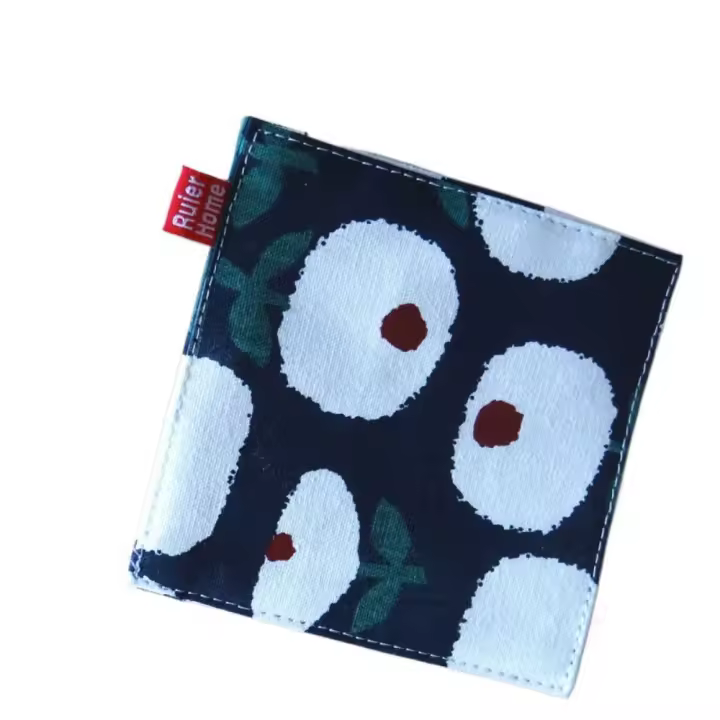 Posavasos de tela de doble capa estilo INS, mantel individual con aislamiento térmico, posavasos cuadrado de algodón para cocina - 1