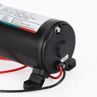 Bomba de agua autocebante para caravana, diafragma de alta presión, agricultura, 12V, 17L/Min, 40PSI - details 6