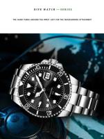 Reloj de Pulsera de Cuarzo de Lujo para Hombres Resistente al Agua, Luminoso, Correa de Aleación, Reloj de Negocios de Alta Gama - details 12