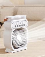 Aire Acondicionado Portátil, Enfriador de Aire, Humidificador, Ventilador Portátil, 3 Velocidades, 3 Modos de Nebulización, Luz de 7 Colores, Temporizador, para Hogar Oficina - details 10