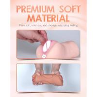 Leten 3 en 1 juguetes sexuales masturbación para hombres Garganta Profunda Artificial Real Pussy Oral masturbador masculino mamada realista Vagina de goma - details 10