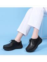 Zapatos de enfermera primavera y otoño 2025 nuevos zapatos de mujer zapatos de plataforma zapatos deportivos blancos de boca baja zapatos individuales - details 4