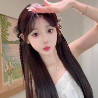 2 uds. De extensión de cabello de cola de caballo con lazo negro estilo Ballet, peluca trenzada de boxeo con cola de poni, peluca trenzada larga Natural para uso diario - details 6