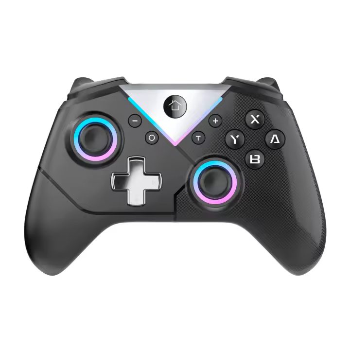 BLUEKAKA Controlador Inalámbrico Bluetooth para Nintendo Switch Maneta de 6 Ejes con RGB - 1