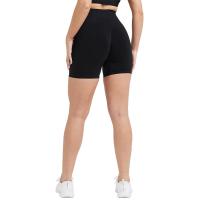 Pantalones cortos ajustados sin costuras para mujer, Shorts de Yoga para entrenamiento, trajes suaves de cintura alta, ropa deportiva para Fitness, novedad - details 1