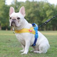 Chaleco con arnés ajustable para perro, cómodo chaleco reflectante a prueba de explosiones con correa para el pecho para perro, resistente al desgaste, Bulldog Francés - details 6