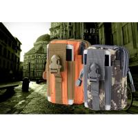 Riñonera Táctica Impermeable Sistema MOLLE con PortaTeléfono y Equipo de Supervivencia para Senderismo Camuflaje Multicam - details 7
