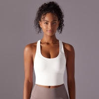 -Chaleco de yoga con espalda cruzada, ropa interior sin costuras, sujetador deportivo de alto impacto, secado rápido, adelgazante - details 1