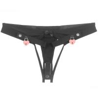 Empaque privado Sexy 2025 Nuevos pantalones de entrenamiento con cierre para hombres Sissy Cage Anti caída Ropa interior de castidad Masculino Homosexual Se - details 6