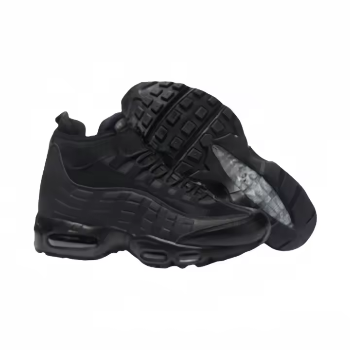 Zapatillas altas para hombre Air Cushion Zapatillas amortiguadoras Aumento de altura Casual Walking Shoes - 1
