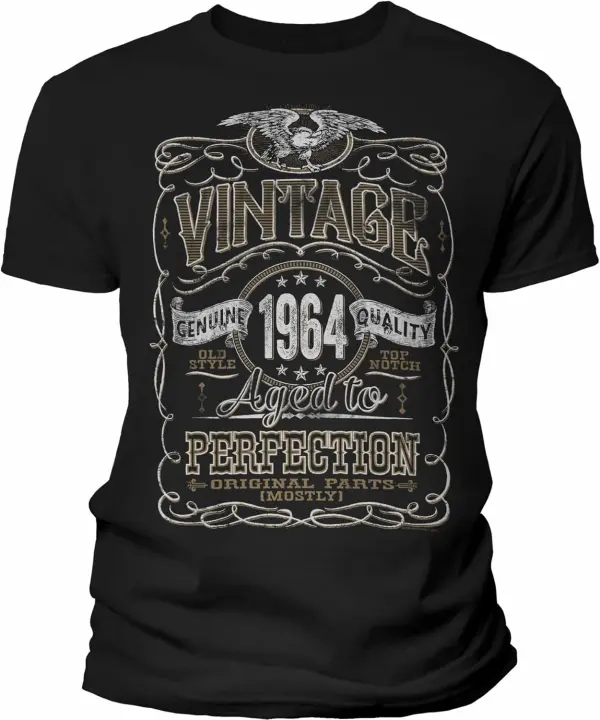 Camisa de 60 cumpleaños para hombre, Vintage, 1964 años a la perfección, regalo de 60 cumpleaños - 1