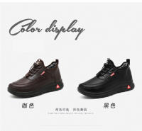 Zapatos de algodón para Hombre nuevo invierno con forro polar y espesor botas de algodón imitación térmica botas de nieve para el frío - details 3