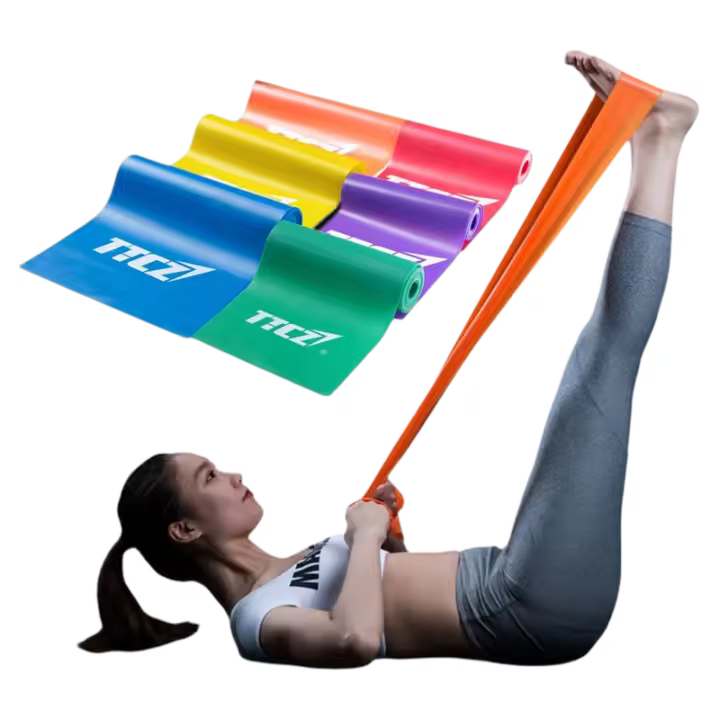 Banda de Goma para Yoga y Pilates Entrenamiento de Fuerte para Cross Fit Alta Calidad - 1
