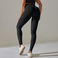 Leggings deportivos para mujer, pantalones de yoga sin costuras de cintura alta para correr, fitness y entrenamiento - details 22