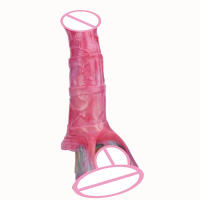 Y-2209L consolador hueco de silicona masculino cubierta de pene extendida y agrandada, juguete sexual para adultos - details 10