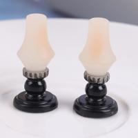 1Pcs 1:12 Scale Dollhouse Mini Candelabra Miniature Candlesticks Furniture Toy Candlesticks Furniture Toy Synthetic Resin Mini - details 0