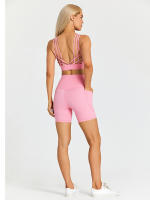 SHINBENE-Sujetador deportivo con tirantes para mujer, sostén deportivo con escote en V, espalda cruzada, acolchado, entrenamiento, Yoga - details 37