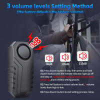Elecpow-alarma antirrobo para bicicleta, sistema de alarma recargable de 113dB, resistente al agua IP65, para motocicleta y Scooter Eléctrico - details 7