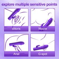 Vibrador de Aguja de Conejo de Silicona Mini Estimulador de Clítoris para Mujeres - details 2