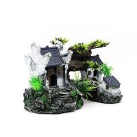 Adornos para acuario de resina artesanal, rocalla de acuario Artificial multifuncional, modelo de casa pequeña creativa Retro, pecera - details 4