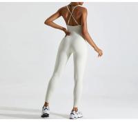 Traje de Yoga para Mujer Casual de Un Piezo con Efecto Adelgazante para Danza y Gimnasio Ropa Deportiva de Nylon Ideal para Primavera y Verano - details 5