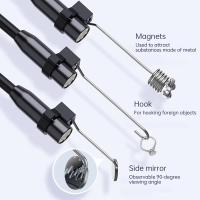 Cámara de inspección de endoscopia, boroscopio con pantalla IPS de 4,3 pulgadas con 8 luces LED, resistente al agua IP67, 1080P HD con cable flexible de 16,5 pies, dispositivo para hombres - details 2
