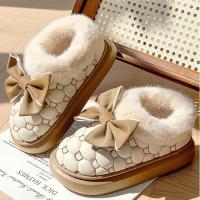 Botas de nieve con plataforma gruesa y cera, bonito diseño de mariposa - details 12