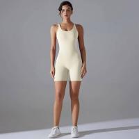Conjunto de yoga sin espalda para mujer, body de alta elasticidad, ropa deportiva para gimnasio, top corto Fiess, Shockpro - details 29