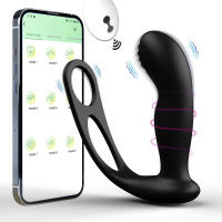 Consolador masajeador de próstata Unisex, vibrador con Control remoto por aplicación, tapón anal Gay, inalámbrico, productos para adultos - details 0