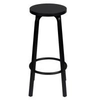 Set de 2 Taburetes de Barra de Metal Nórdico Altos Sillas de Desayuno de Cocina para Pub de Ocio - details 1