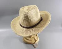 Sombrero de paja hueco de alta calidad para hombre, gorra plegable de playa de ala ancha, talla grande de hueso grande, sombrero Fedora con protección solar de 58CM, 60CM y 62CM - details 14