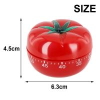 Temporizador Mecánico de Tomate Cuenta Regresiva de 60 Minutos, Sistema de Recordatorio en Cadena, Material ABS, Perfecto para Hogar, Cocina, Escuela, Gimnasio - details 12
