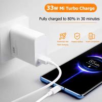 Kit de Carga Rápida Xiaomi 33W Cable Tipo C de 6A Compatible con Mi 10T POCO X3 NFC X4 Redmi K30 K40 Note 9 10 11 pro Accesorios de Electrónica - details 3