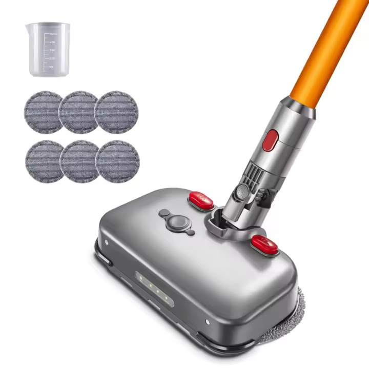 Cabeza de Mopa para Aspiradora Dyson Accesorio Eléctrico con Faros LED y Reservorio de Agua - 1