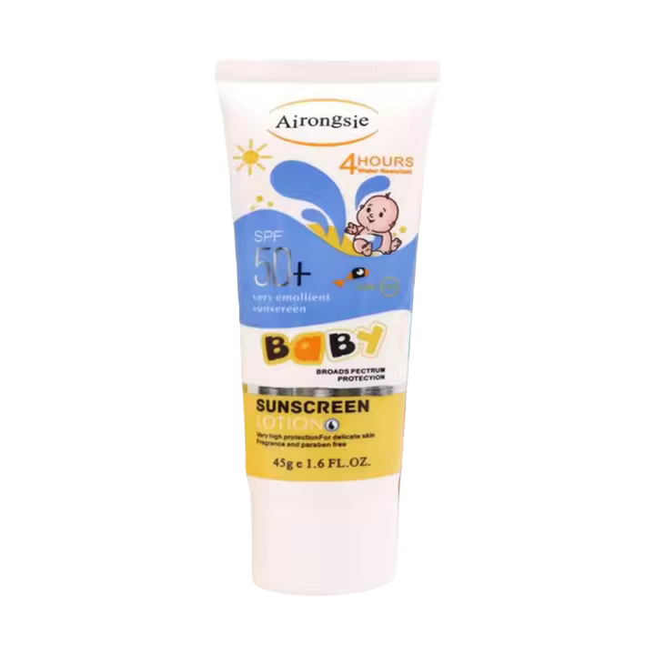 Protector solar refrescante sin aceite para niños, crema corporal antioxidante resistente a los rayos UV, no irritante, herramientas para el cuidado de la piel Facial - 1