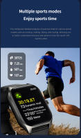 Reloj inteligente LX306, dispositivo con control del ritmo cardíaco y del oxígeno en sangre, Bluetooth, llamadas, pronóstico del tiempo, múltiples modos deportivos - details 11