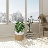 Cestas de cuerda de algodón, soportes ETA tejidos a mano de gran capacidad, cestas de iluminación ETRO para interiores para tiendas de plantas, juguetes y ropa - details 6