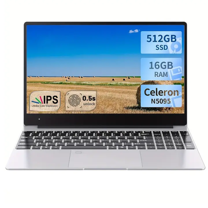 Portátil ultrafino Windows 11 Pro 17.3 pulgadas Intel Celeron N5095 16GB RAM 1024GB almacenamiento - 1