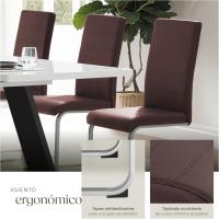 Juego de Sillas de Terciopelo Sillas de Comedor Ergonómicas Versátiles - details 39