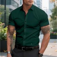 Camisa Casual de Manga Corta para Hombre Uso Diario, Comodidad, Talla Grande - details 3
